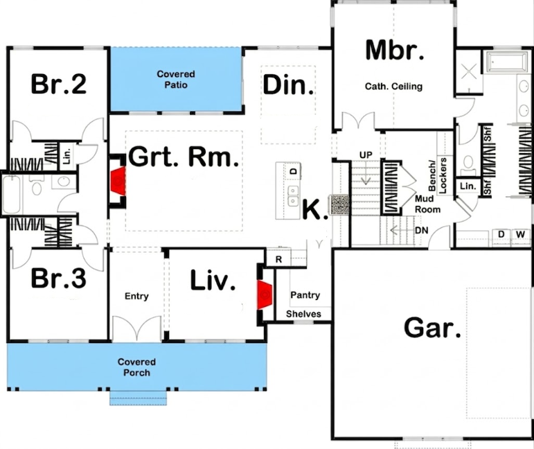 The Scarlett first floor
